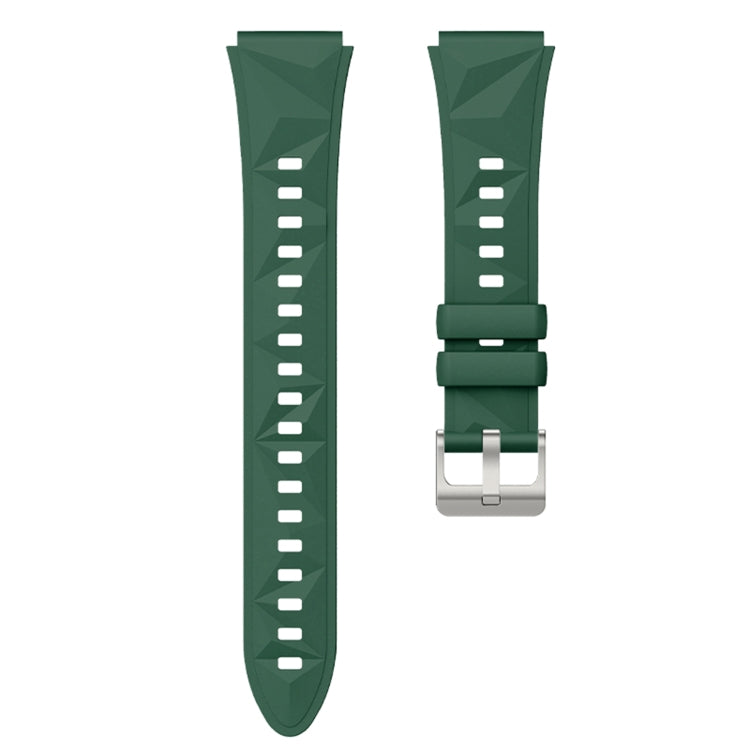 For Huawei Watch GT 5 41mm Solid Figure Homochromy Silicone Watch Band