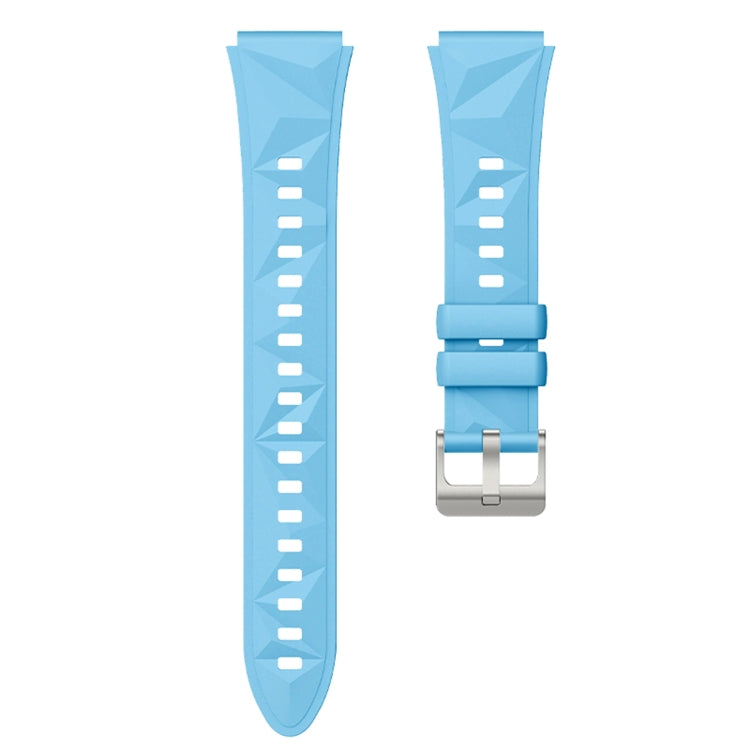 For Huawei Watch GT 5 41mm Solid Figure Homochromy Silicone Watch Band