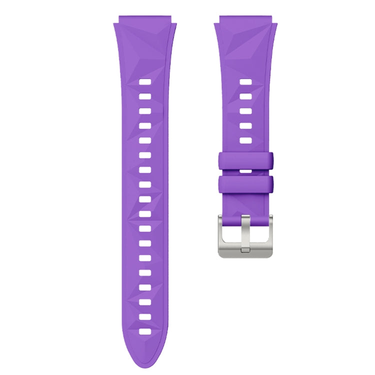 For Huawei Watch GT 5 41mm Solid Figure Homochromy Silicone Watch Band
