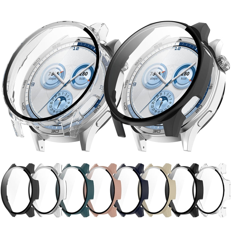 For Huawei Watch GT 5 46mm Tempered Glass Film Integrated PC Watch Protective Case