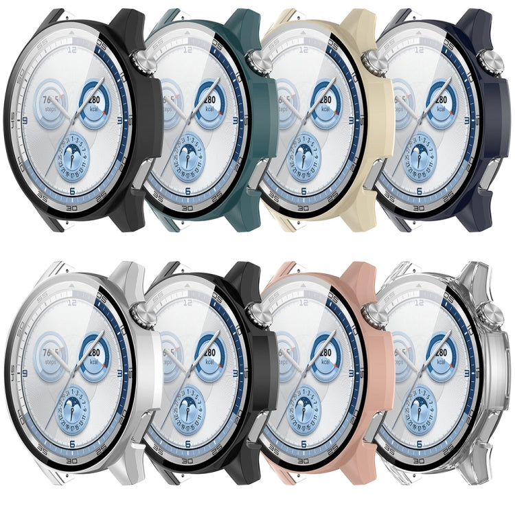 For Huawei Watch GT 5 46mm Tempered Glass Film Integrated PC Watch Protective Case