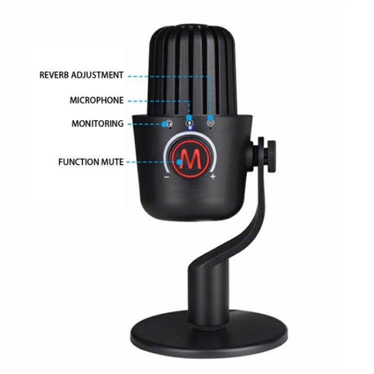 PDO-20 USB Gaming Desktop Microphone Noise Reduction Condenser Microphone