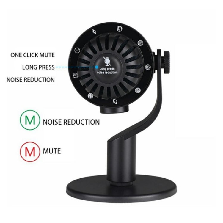 PDO-20 USB Gaming Desktop Microphone Noise Reduction Condenser Microphone