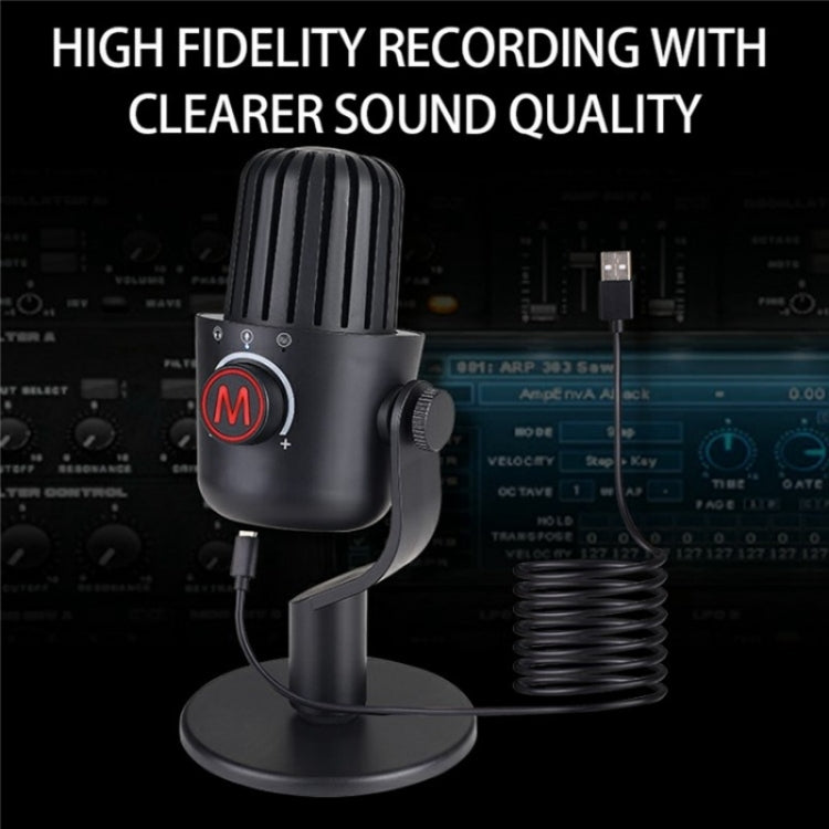 PDO-20 USB Gaming Desktop Microphone Noise Reduction Condenser Microphone