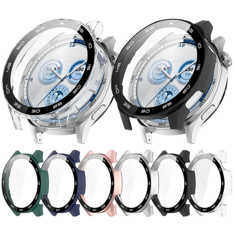 For Huawei Watch GT 5 46mm Graduated style Tempered Glass Film Integrated PC Watch Case