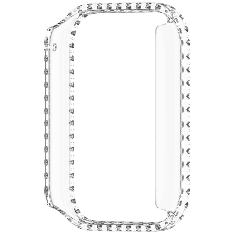 For Xiaomi Mi Band 8 Pro Diamond PC Half Coverage Watch Protective Case