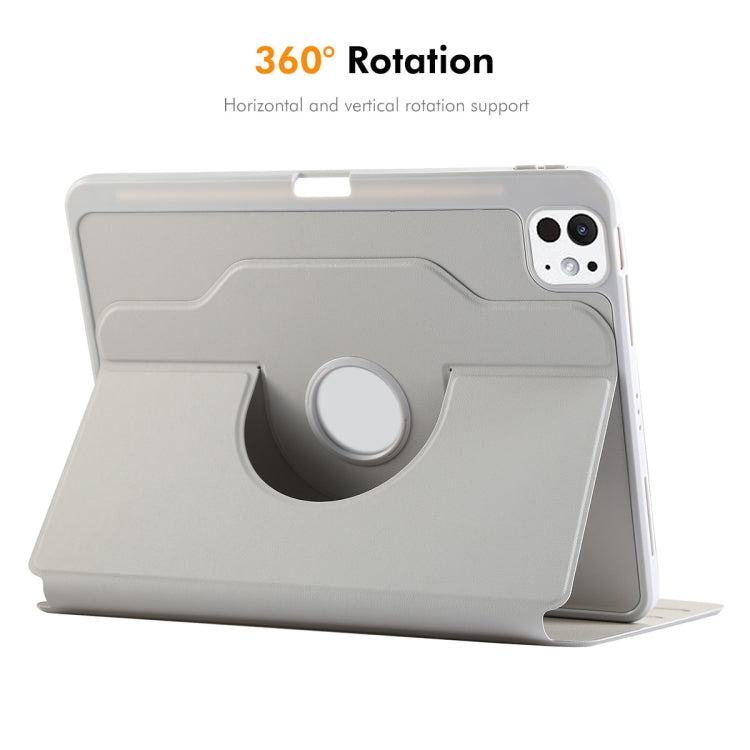 For iPad Pro 11 2022 / 2021 / 2020 ENKAY 360 Rotation TPU Leather Smart Tablet Case with Pen Slot
