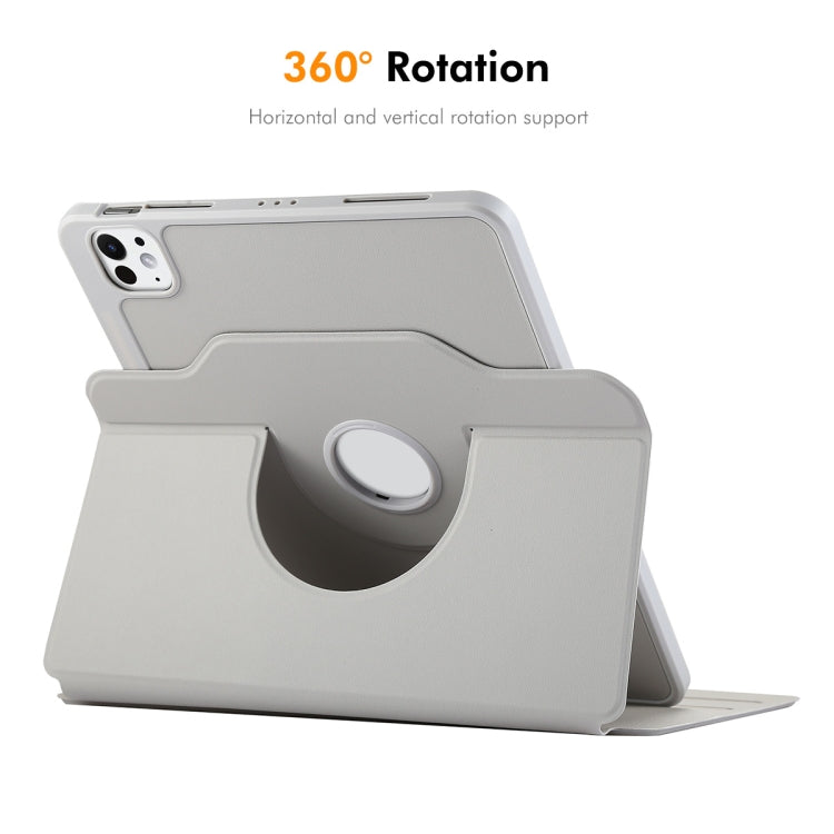 For iPad Pro 11 2022 / 2021 / 2020 ENKAY 360 Rotation TPU Leather Smart Tablet Case with Pen Slot