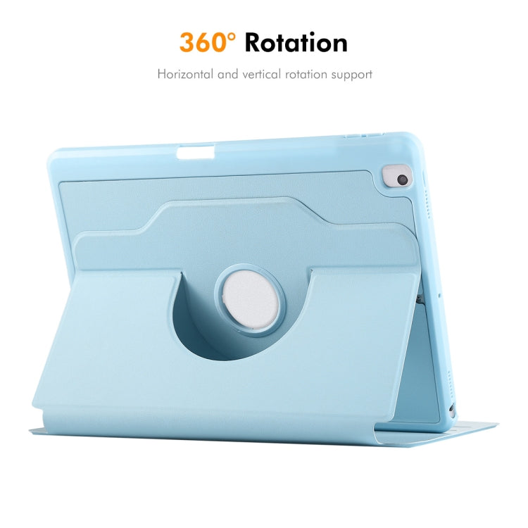 For iPad Air 10.5 / Pro 10.5 / 10.2 ENKAY 360 Rotation TPU Leather Smart Tablet Case with Pen Slot