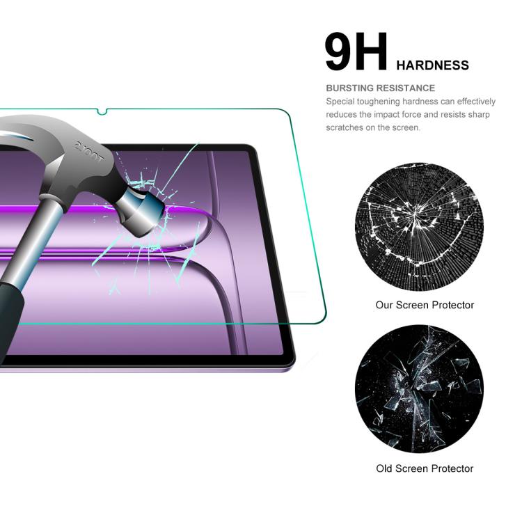 For OnePlus Pad 3 Global / Pad 2 Pro 13.2 2pcs ENKAY Hat-Prince 0.33mm Explosion-proof Tempered Glass Film