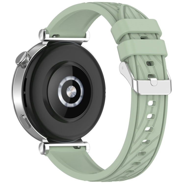 For Huawei Watch GT 5 Pro 46mm Line Texture Quick Release Silicone Watch Band
