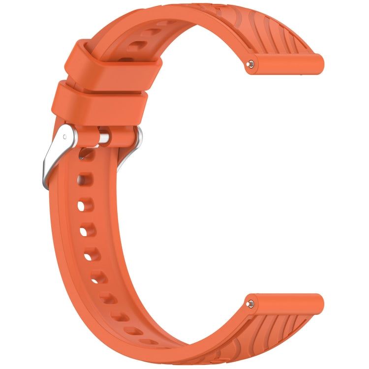 For Huawei Watch GT 5 Pro 46mm Line Texture Quick Release Silicone Watch Band
