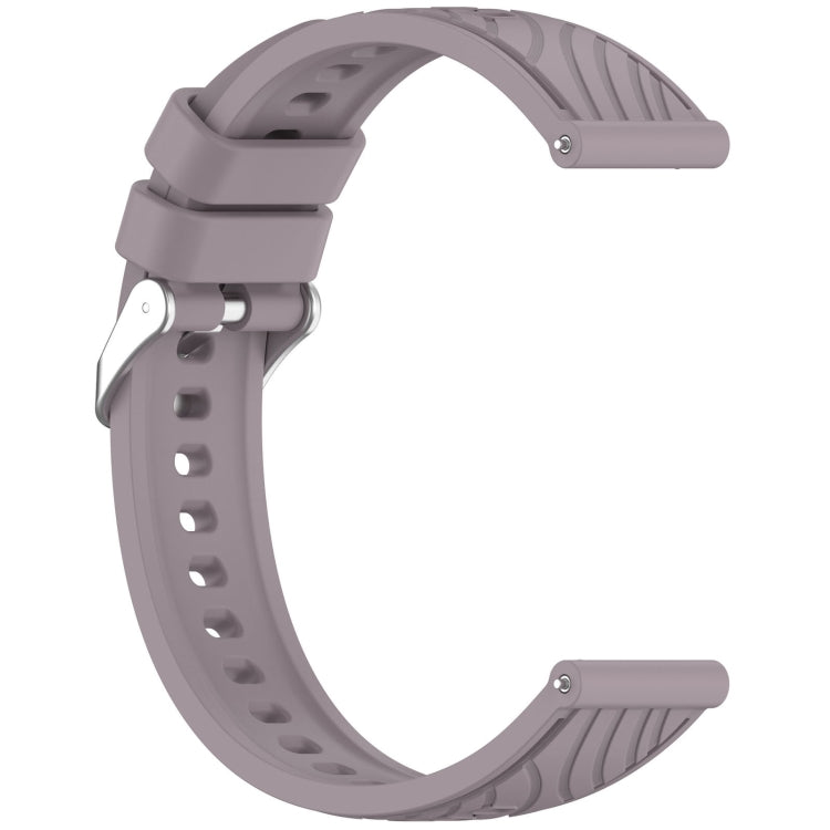 For Huawei Watch GT 5 Pro 46mm Line Texture Quick Release Silicone Watch Band