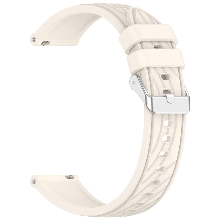 For Huawei Watch GT 5 Pro 46mm Line Texture Quick Release Silicone Watch Band