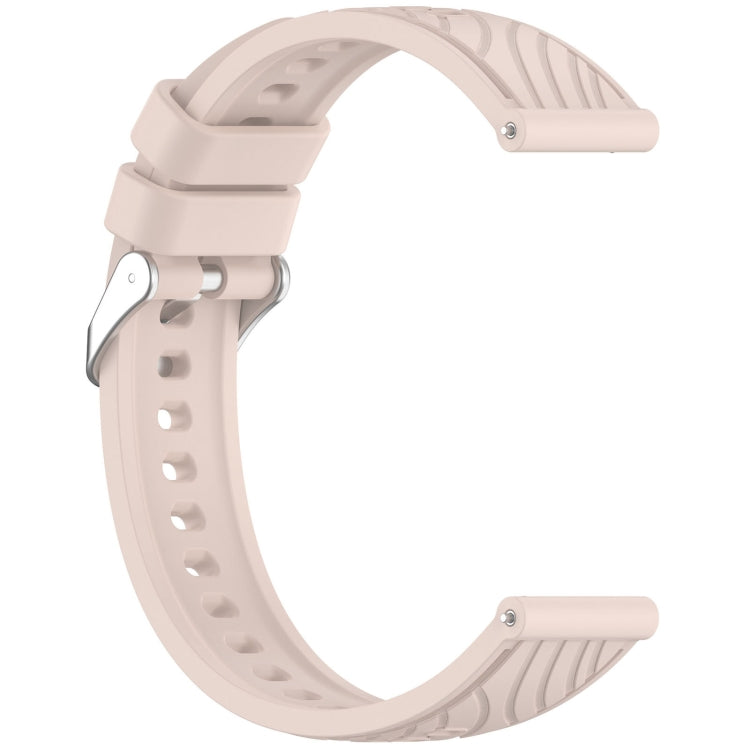 For Huawei Watch GT 5 Pro 46mm Line Texture Quick Release Silicone Watch Band