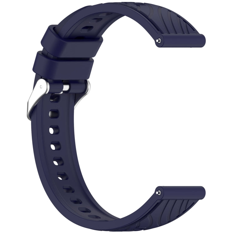 For Huawei Watch GT 5 Pro 46mm Line Texture Quick Release Silicone Watch Band