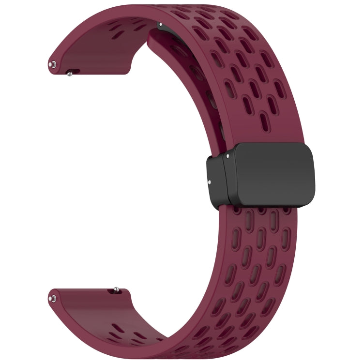 For Huawei Watch GT5 Pro 46mm Folding Magnetic Buckle Silicone Watch Band