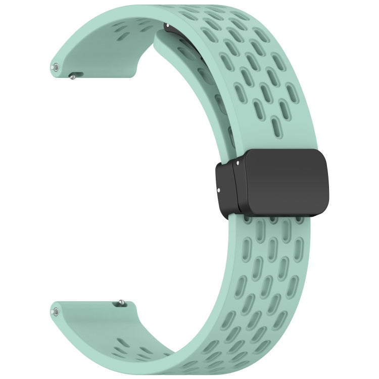 For Huawei Watch GT5 Pro 46mm Folding Magnetic Buckle Silicone Watch Band
