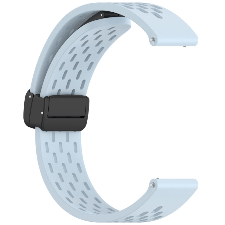 For Huawei Watch GT 5 46mm Folding Magnetic Buckle Silicone Watch Band