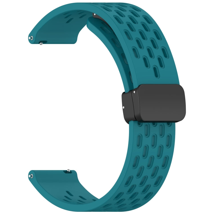 For Huawei Watch GT 5 41mm Folding Magnetic Buckle Silicone Watch Band