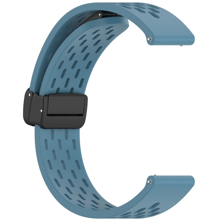 For Huawei Watch GT 5 41mm Folding Magnetic Buckle Silicone Watch Band