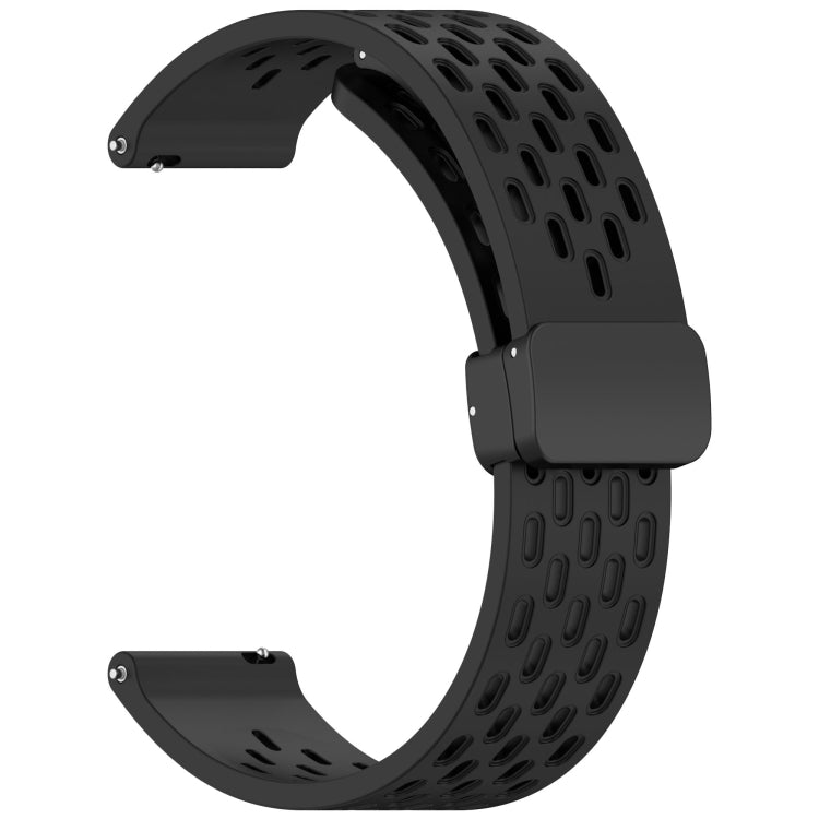 For Huawei Watch GT 5 41mm Folding Magnetic Buckle Silicone Watch Band