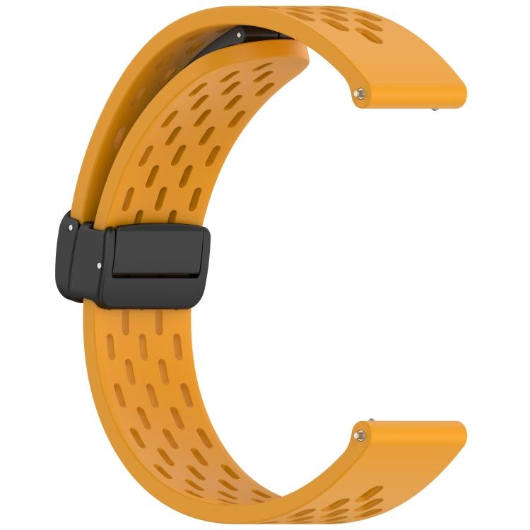 For Huawei Watch GT 5 41mm Folding Magnetic Buckle Silicone Watch Band