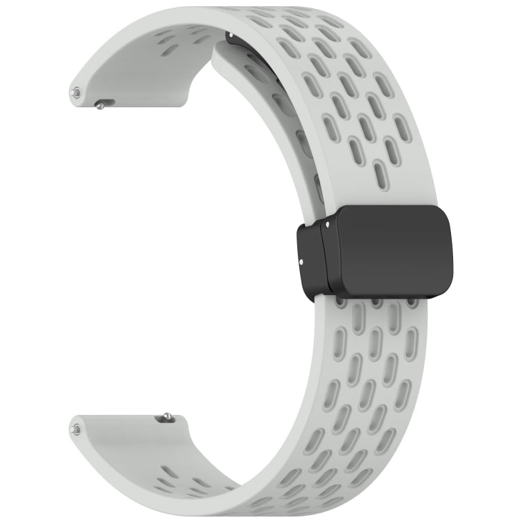 For Huawei Watch GT 5 41mm Folding Magnetic Buckle Silicone Watch Band