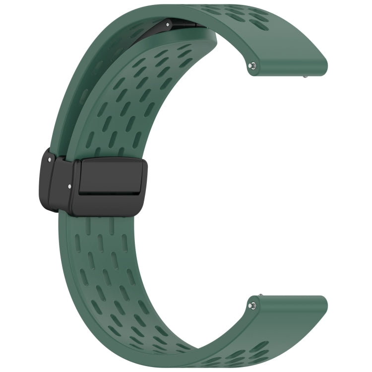 For Huawei Watch GT 5 41mm Folding Magnetic Buckle Silicone Watch Band