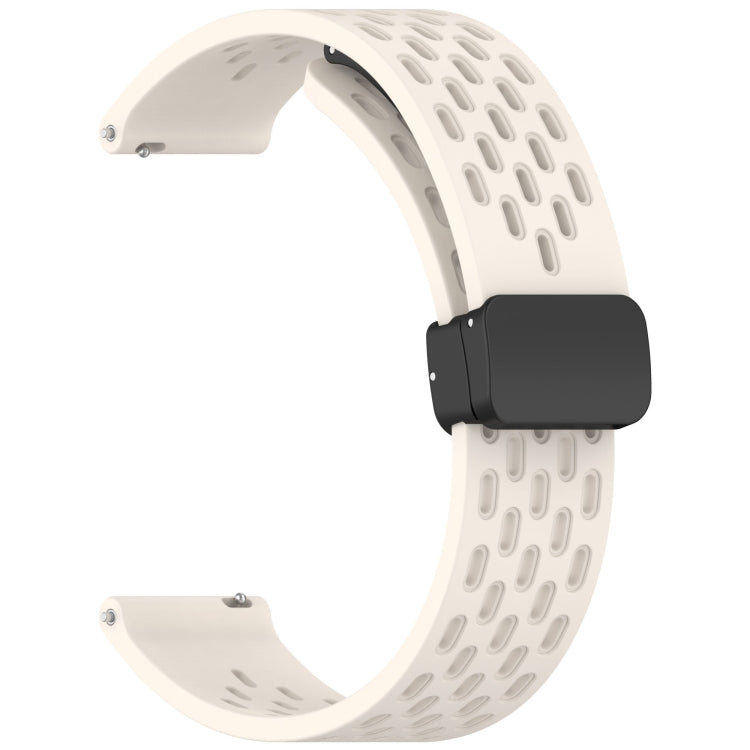 For Huawei Watch GT 5 41mm Folding Magnetic Buckle Silicone Watch Band