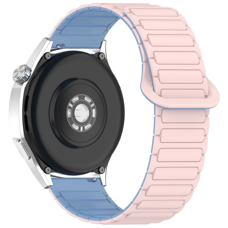 For Huawei Watch GT 5  46mm Two Color Magnetic Buckle Silicone Watch Band