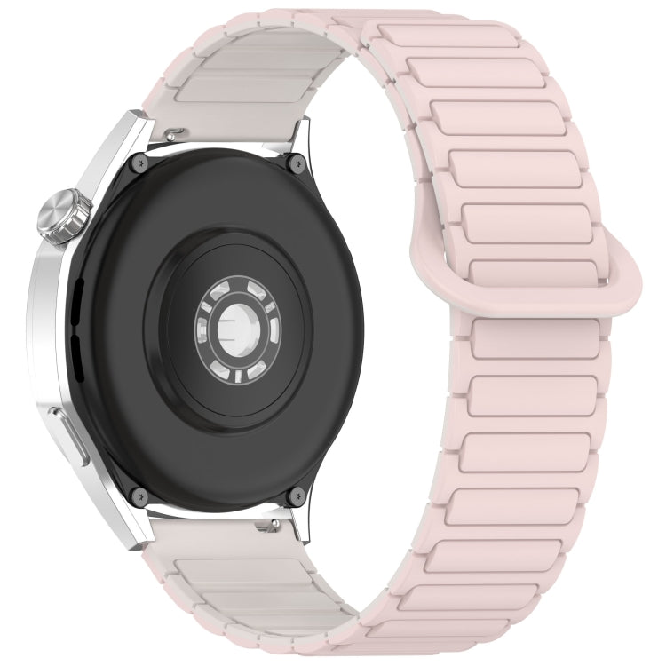For Huawei Watch GT 5  46mm Two Color Magnetic Buckle Silicone Watch Band