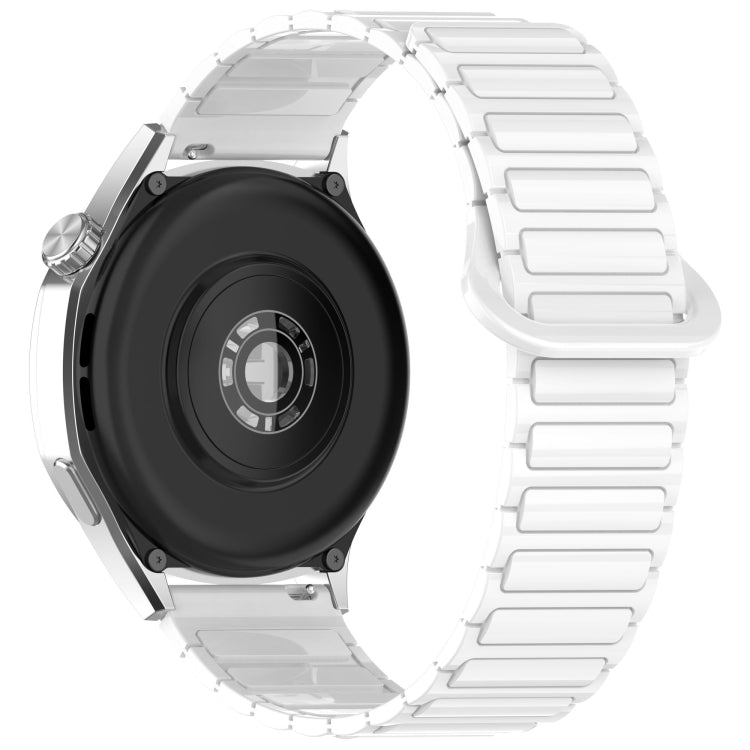 For Huawei Watch GT 5  46mm Two Color Magnetic Buckle Silicone Watch Band