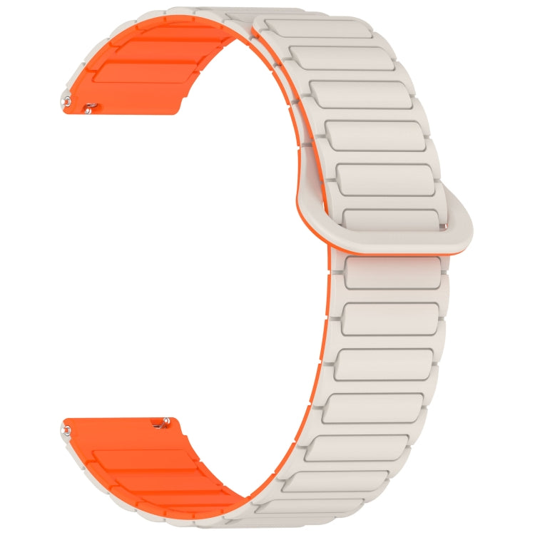 For Huawei Watch GT 5  46mm Two Color Magnetic Buckle Silicone Watch Band