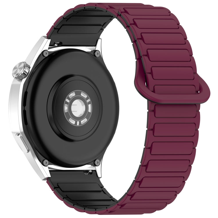 For Huawei Watch GT 5 41mm Two Color Magnetic Buckle Silicone Watch Band