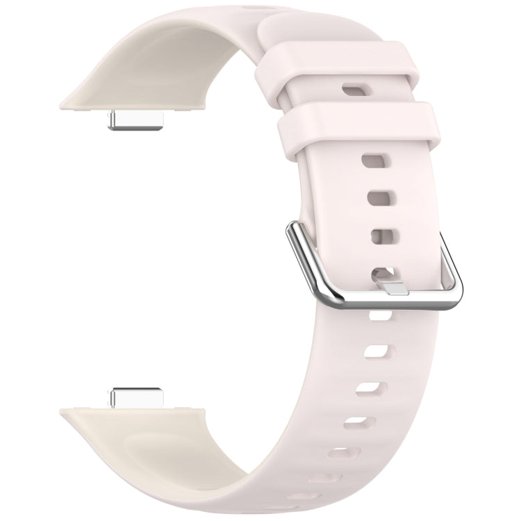 For Huawei Watch Fit3 Double Sided Contrast Color Silicone Watch Band