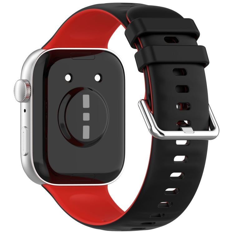 For Huawei Watch Fit3 Double Sided Contrast Color Silicone Watch Band