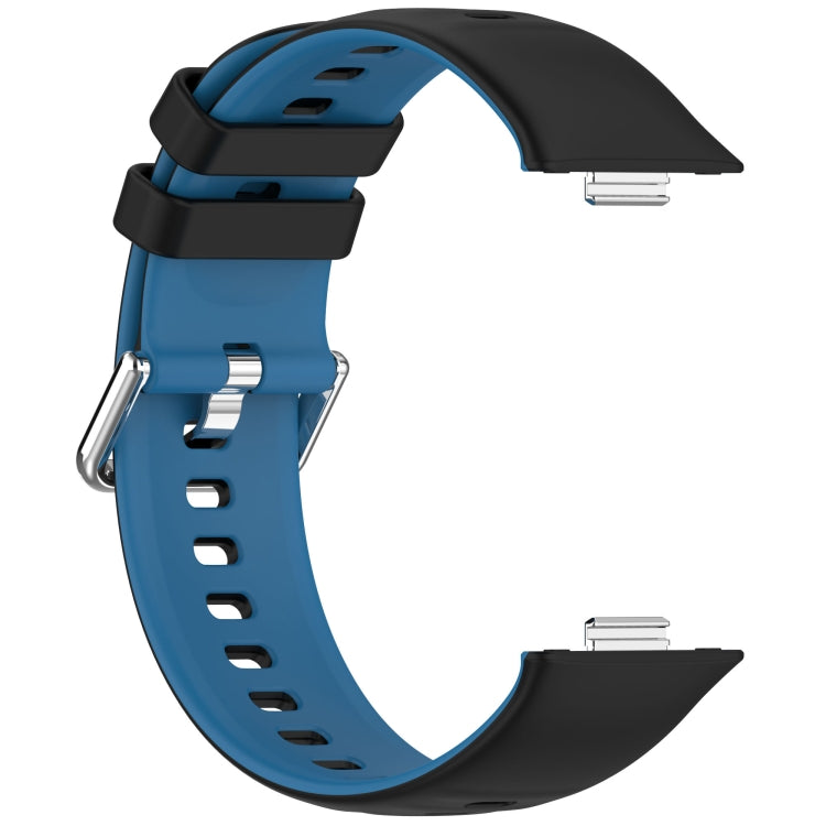 For Huawei Watch Fit3 Double Sided Contrast Color Silicone Watch Band
