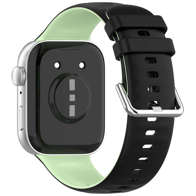 For Huawei Watch Fit3 Double Sided Contrast Color Silicone Watch Band