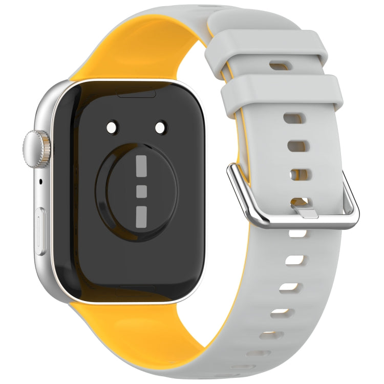For Huawei Watch Fit3 Double Sided Contrast Color Silicone Watch Band