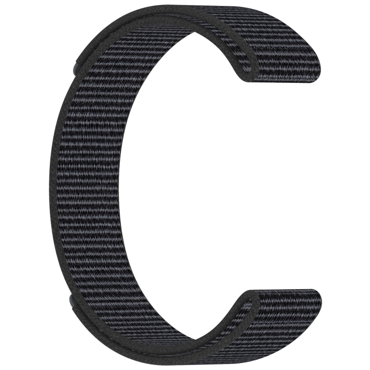 For Garmin Fenix 8 AMOLED 47mm Nylon Hook and Loop Fastener 22mm Watch Band