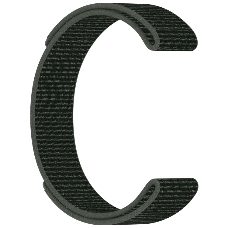 For Garmin Fenix 8 AMOLED 47mm Nylon Hook and Loop Fastener 22mm Watch Band