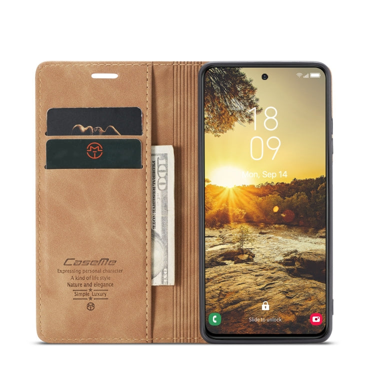 For Samsung Galaxy S24 FE 5G CaseMe 013 Multifunctional Horizontal Flip Leather Phone Case