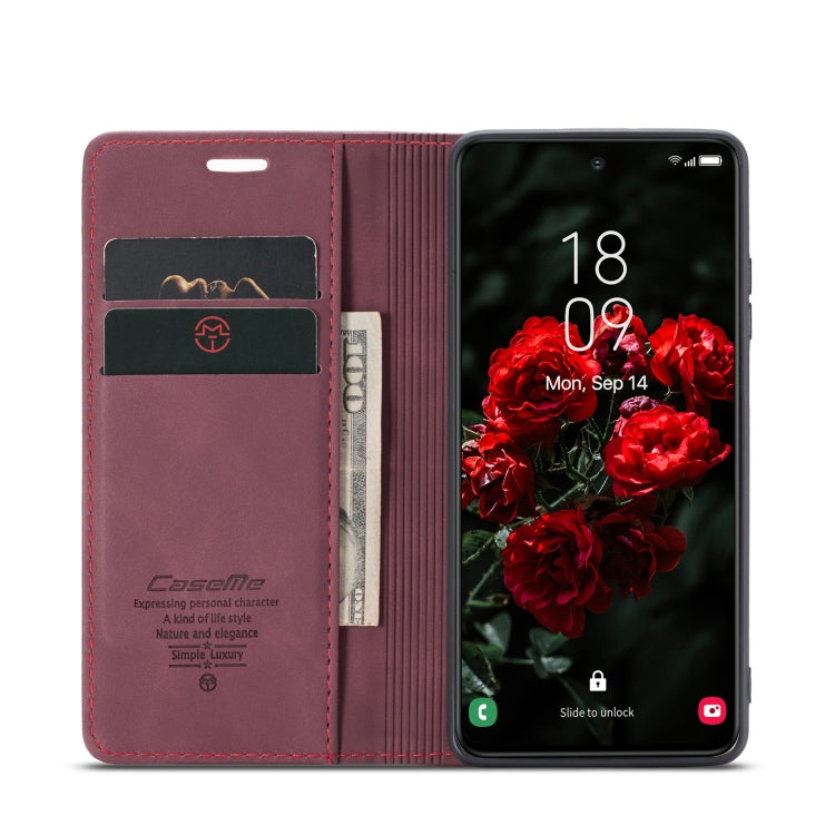 For Samsung Galaxy S24 FE 5G CaseMe 013 Multifunctional Horizontal Flip Leather Phone Case