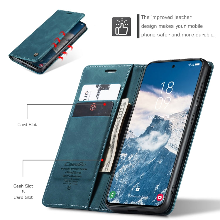 For Samsung Galaxy S24 FE 5G CaseMe 013 Multifunctional Horizontal Flip Leather Phone Case