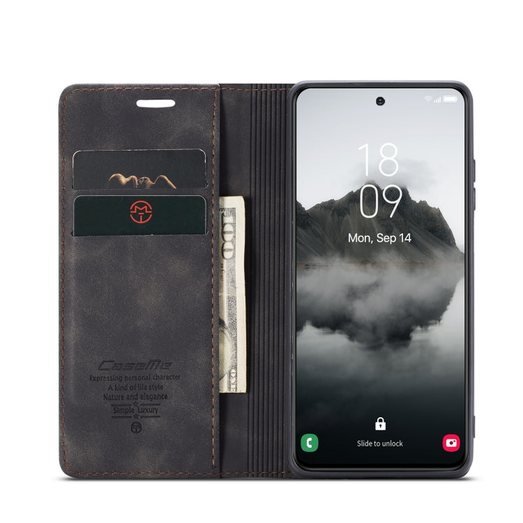 For Samsung Galaxy S24 FE 5G CaseMe 013 Multifunctional Horizontal Flip Leather Phone Case