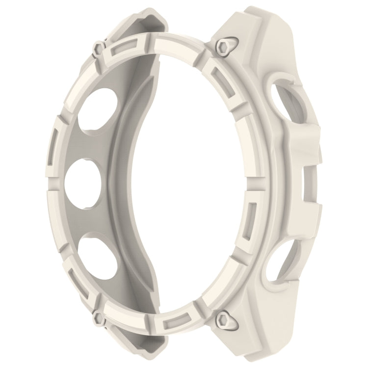 For Garmin Fenix 8 AMOLED 43mm Armor Hollow TPU Half Coverage Watch Protective Case