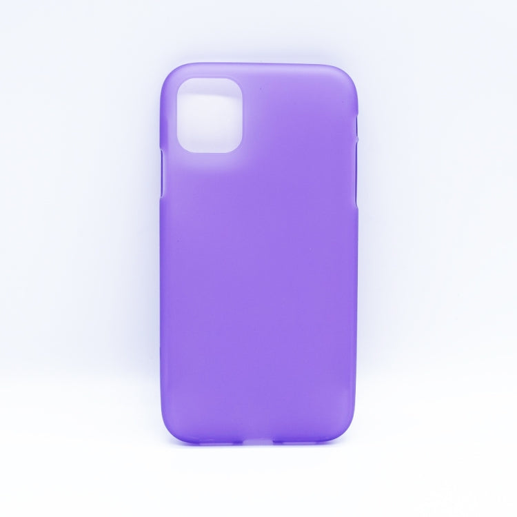 For iPhone 11 Solid Color Matte TPU Soft Shell Mobile Phone Protection Back Cover