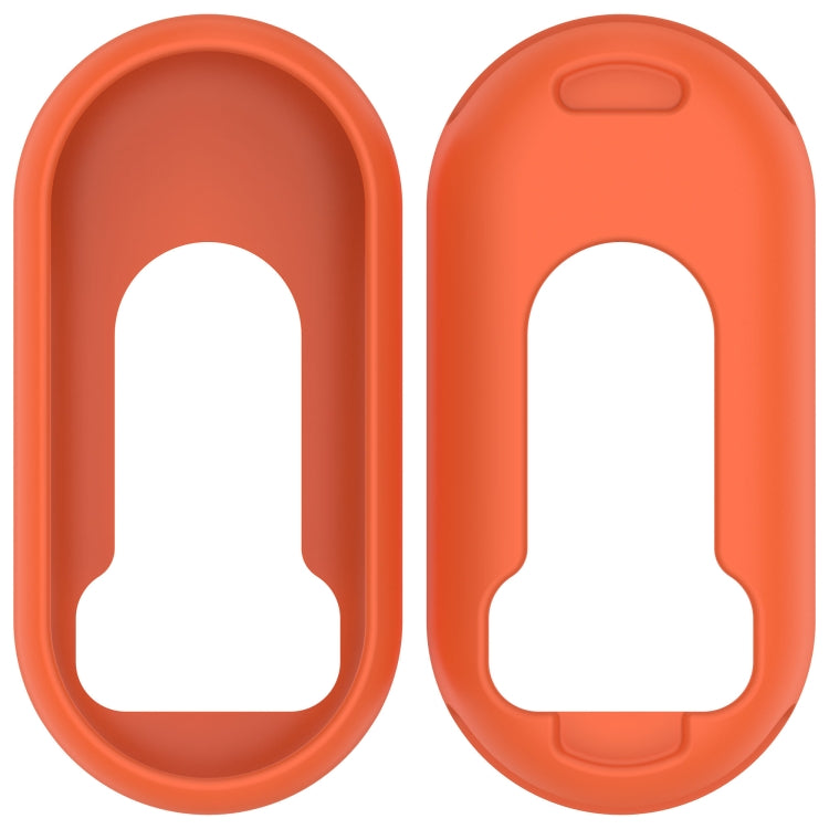 For Xiaomi Mi Band 8 Glossy Surface Silicone Watch Protective Case
