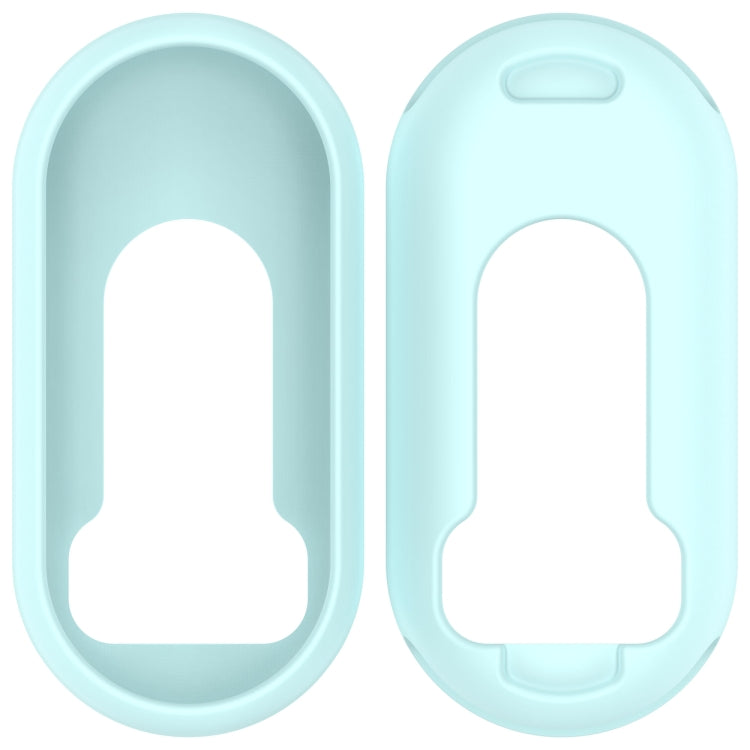 For Xiaomi Mi Band 8 Glossy Surface Silicone Watch Protective Case